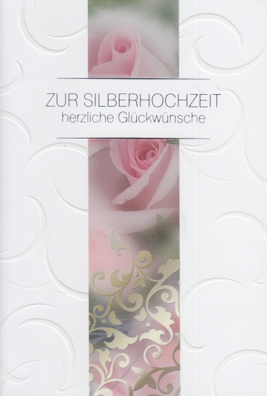 *Faltkarte „Silberhochzeit“ Psalm 70,5