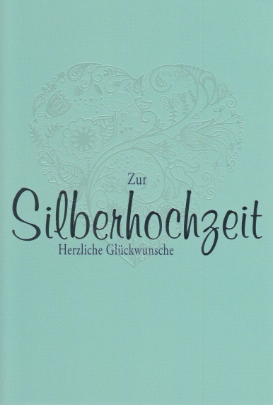 *Faltkarte „Silberhochzeit“ Johannes 1,16