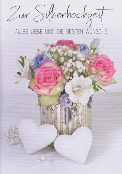 *Faltkarte „Silberhochzeit“ Matthäus 28,20