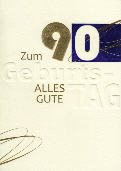 *Faltkarte „Zahlengeburtstag“ (90) Johannes 1,16