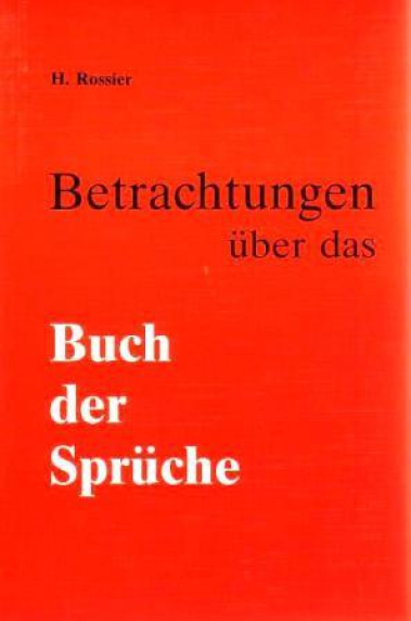 Sprüche (H.Rossier) – leicht beschädigt