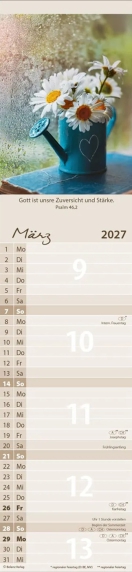 *Für alle, Streifen-Terminkalender 2027