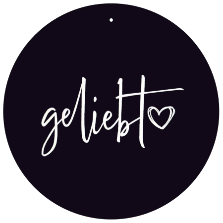 *Dekoboard „geliebt“