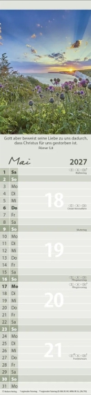 *Für alle, Streifen-Terminkalender 2027