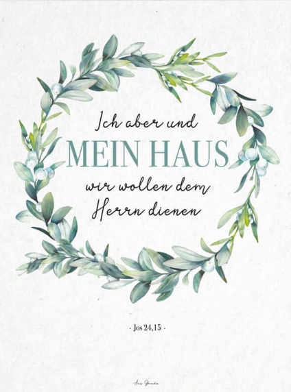 *Poster „Ich aber und mein Haus“