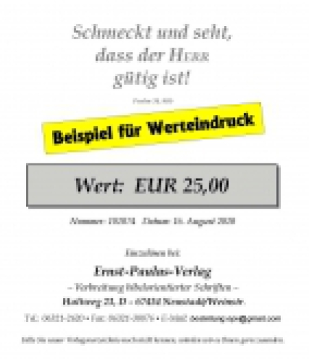 Geschenkgutschein, Motiv 3