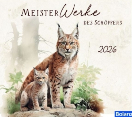 *Meisterwerke des Schöpfers, 2026, Tischkalender