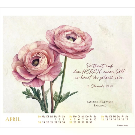 *Meisterwerke des Schöpfers, 2027, Tischkalender