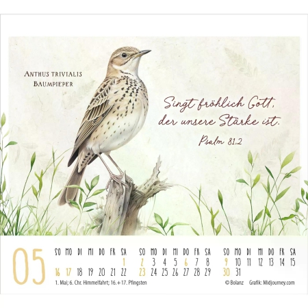 *Kunstwerke des Schöpfers, 2027, Minikalender