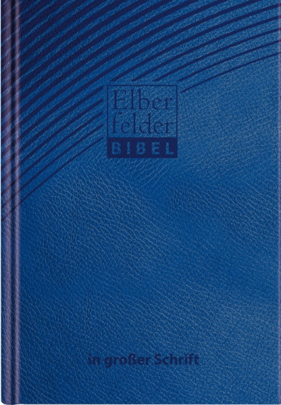 Lesebibel für Sehbehinderte, blau