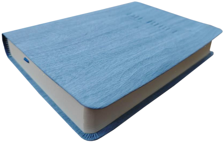 *Taschenbibel, Kunstleder, blau, 13 x 18,3 x 2,9 cm