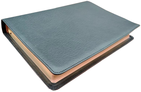 Standardbibel, Leder, schwarz, Rotgoldschnitt – Premium, 15,2 x 22,5 x 3,0 cm