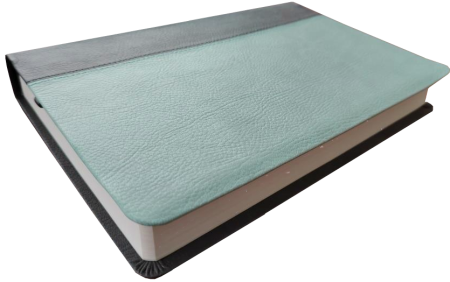 Standardbibel, Kunstleder, anthrazit/mint, 14,9 x 22,5 x 2,8 cm