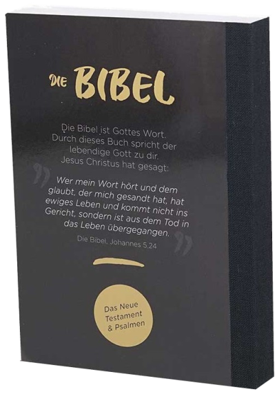 *Das Neue Testament mit Psalmen, Goldausgabe, 10,0 x 14,0 x 1,7 cm