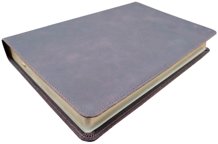 Standardbibel, Premium-Rindleder dunkelbraun, Goldschnitt, 15,5 x 22,5 x 2,8 cm