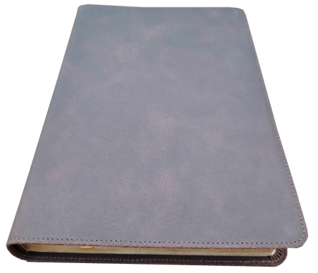 Standardbibel, Premium-Rindleder dunkelbraun, Goldschnitt, 15,5 x 22,5 x 2,8 cm
