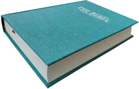 *Taschenbibel, Leinen, petrol, 13 x 18,3 x 2,9 cm