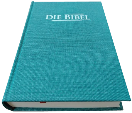 *Taschenbibel, Leinen, petrol, 13 x 18,3 x 2,9 cm