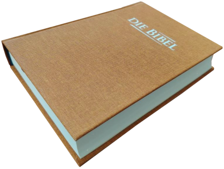 *Taschenbibel, Leinen, ocker, 13 x 18,3 x 2,9 cm