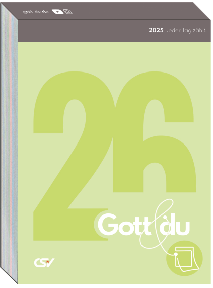 *Gott & du (Gott und du), 2026, Abreißkalender