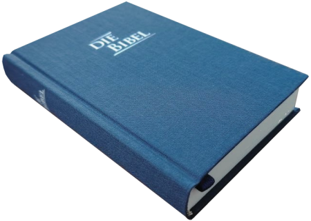 *Pocketbibel, Leinen, blau, 9,5 x 14,0 x 2,3 cm