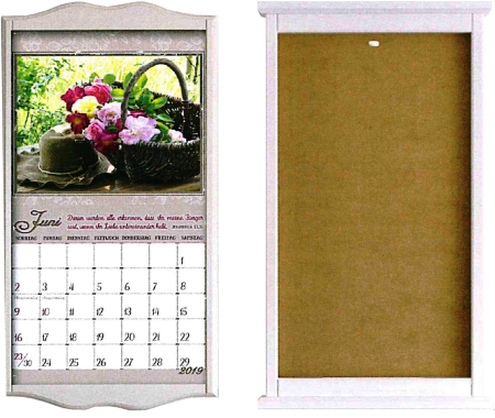 *Holzrahmen für Wandkalender