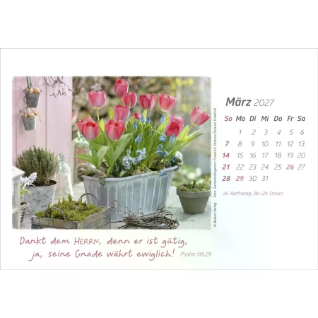 *Die Güte Gottes preisen, Tischkalender 2027