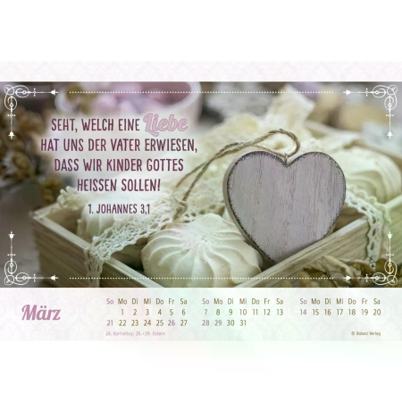 *Herzliche Worte für Dich, Postkartenkalender 2027