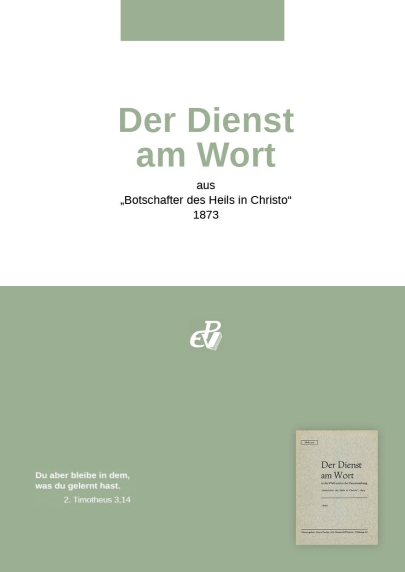 Der Dienst am Wort (digital)