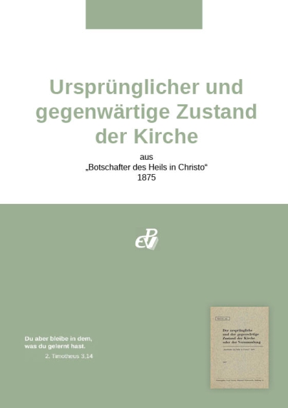 Ursprünglicher und  gegen­wärtiger Zustand der Kirche (digital)