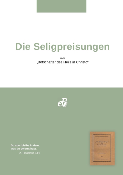 Die Seligpreisungen (digital)