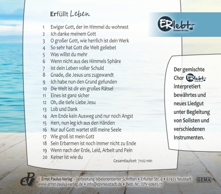 ERfüllt Leben, CD
