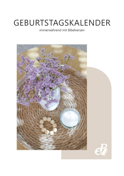Geburtstags-Wandkalender mit Bibelversen