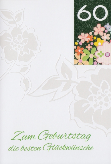 *Faltkarte, „Zahlengeburtstag“