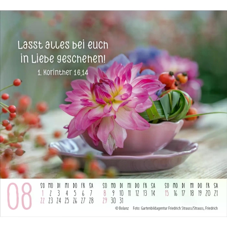 *Harmonien, Aufstellkalender 2027
