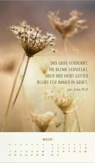 Zarte Blumengrüße Posterkalender