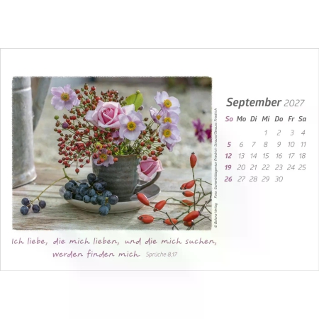 *Die Güte Gottes preisen, Tischkalender 2027