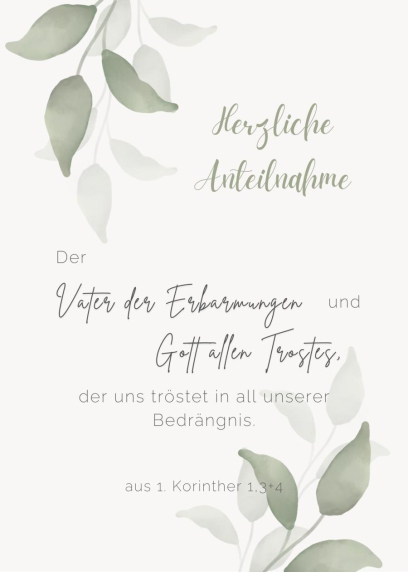 *Postkarte Lebenssituation