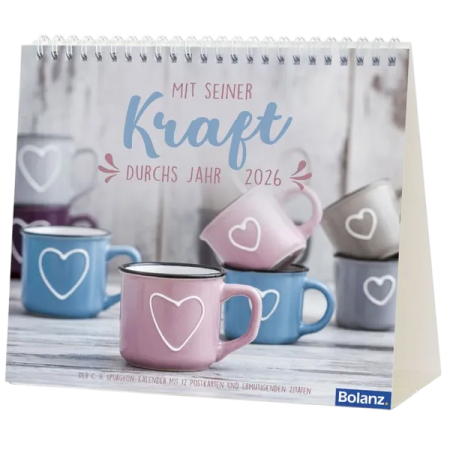 *Mit seiner Kraft durchs Jahr 2026 – Postkartenkalender