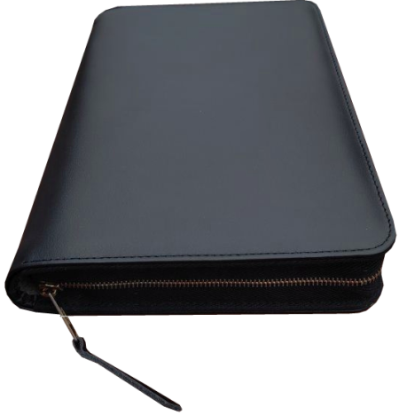 Bibelhülle Nappaleder für Standardbibel, schwarz