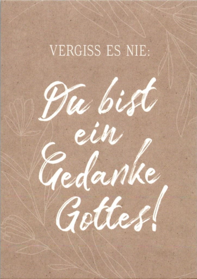 *verschiedene Postkarten „schlicht“