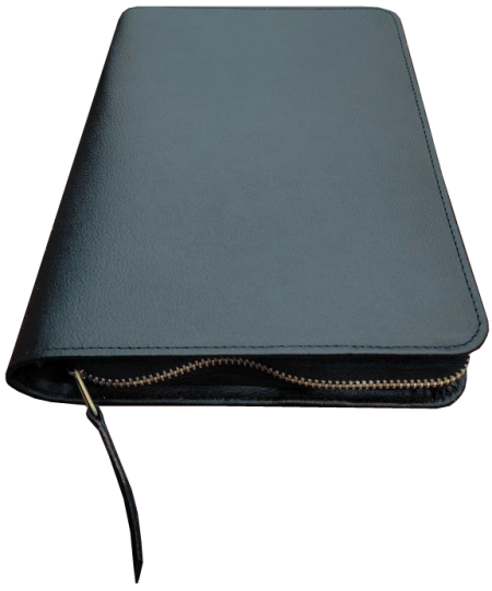 Bibelhülle Smartleder für Standardbibel, schwarz