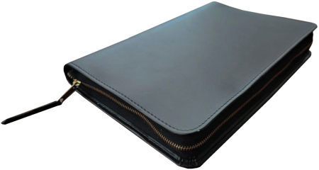 Bibelhülle Kunstleder für Standardbibel, schwarz