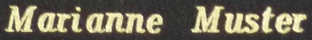 *Notizbuch mit Namensprägung